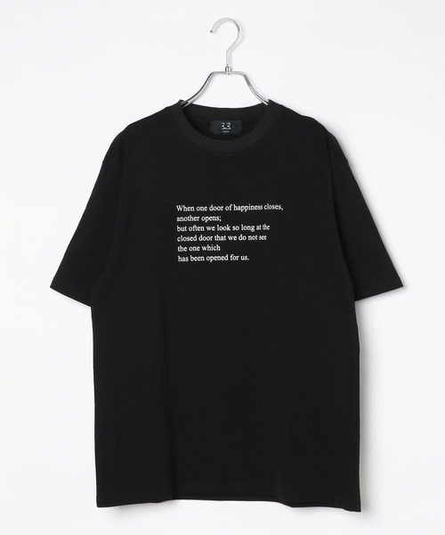 LAND MUSEUM（ランドミュージアム）の「LAND MUSEUM／レターロゴＴ（Tシャツ/カットソー・メンズ・ブラック/アイボリー・MEDIUM/LARGE）」の13枚目の写真