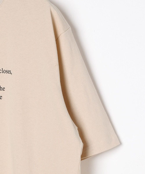 LAND MUSEUM（ランドミュージアム）の「LAND MUSEUM／レターロゴＴ（Tシャツ/カットソー・メンズ・ブラック/アイボリー・MEDIUM/LARGE）」の17枚目の写真