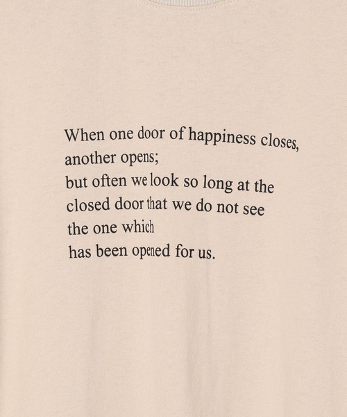 LAND MUSEUM（ランドミュージアム）の「LAND MUSEUM／レターロゴＴ（Tシャツ/カットソー・メンズ・ブラック/アイボリー・MEDIUM/LARGE）」の20枚目の写真