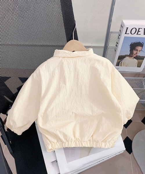 aimoha（アイモハ）の「【aimoha-KIDS-】キッズ　リボンブルゾン（ブルゾン・キッズ・ネイビー/ライトベージュ・90/100/110/120/130/140）」の19枚目の写真