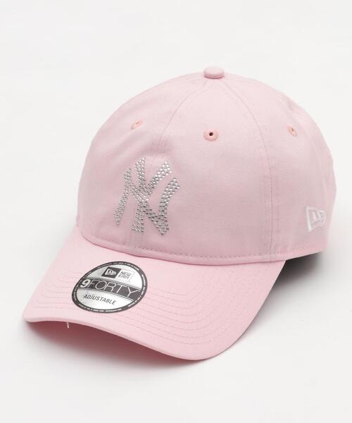WEGO 別注NEWERA 9FORTY ラインストーン ニューエラ キャップ ∴WEGO/【25年春夏新作】別注NEWERA 9FORTY line stone