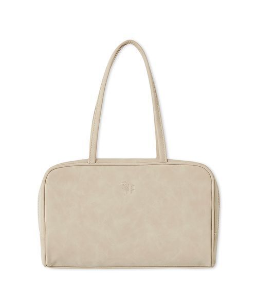 SNIDEL HOME（スナイデルホーム）の「スウェードボストンバッグ（ボストンバッグ・レディース・ブラウン/ピンク/アイボリー・F）」の2枚目の写真