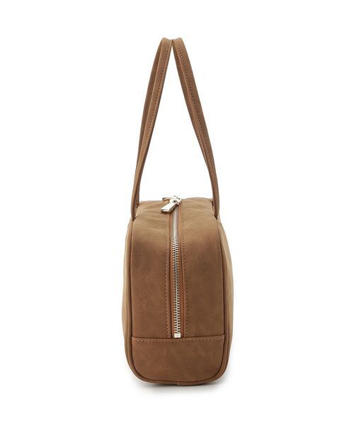 SNIDEL HOME（スナイデルホーム）の「スウェードボストンバッグ（ボストンバッグ・レディース・ブラウン/ピンク/アイボリー・F）」の6枚目の写真