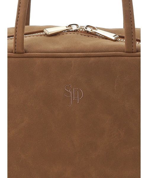 SNIDEL HOME（スナイデルホーム）の「スウェードボストンバッグ（ボストンバッグ・レディース・ブラウン/ピンク/アイボリー・F）」の7枚目の写真