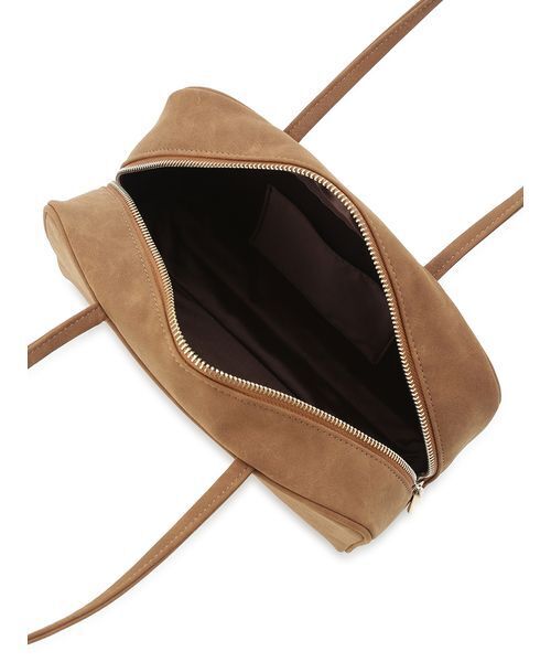 SNIDEL HOME（スナイデルホーム）の「スウェードボストンバッグ（ボストンバッグ・レディース・ブラウン/ピンク/アイボリー・F）」の8枚目の写真