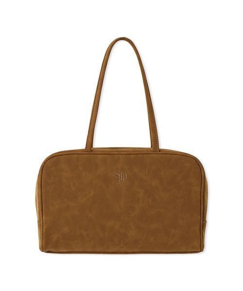 SNIDEL HOME（スナイデルホーム）の「スウェードボストンバッグ（ボストンバッグ・レディース・ブラウン/ピンク/アイボリー・F）」の10枚目の写真