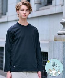 【接触冷感/抗菌防臭/消臭】ICE CLEAR COTTON クルーネックロンT