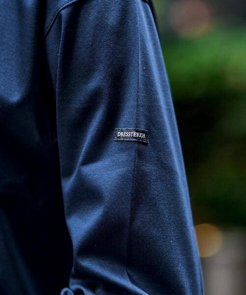 DRESSTERIOR(ドレステリア)の「【接触冷感/抗菌防臭/消臭】ICE CLEAR COTTON クルーネックロンT(Tシャツ/カットソー・メンズ・ブラック/ホワイト/ネイビー・90/92/91/94)」の10枚目の写真