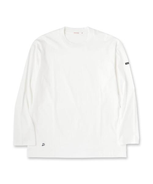 DRESSTERIOR(ドレステリア)の「【接触冷感/抗菌防臭/消臭】ICE CLEAR COTTON クルーネックロンT(Tシャツ/カットソー・メンズ・ブラック/ホワイト/ネイビー・90/92/91/94)」の7枚目の写真