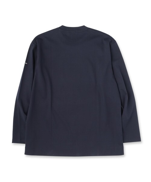 DRESSTERIOR(ドレステリア)の「【接触冷感/抗菌防臭/消臭】ICE CLEAR COTTON クルーネックロンT(Tシャツ/カットソー・メンズ・ブラック/ホワイト/ネイビー・90/92/91/94)」の5枚目の写真