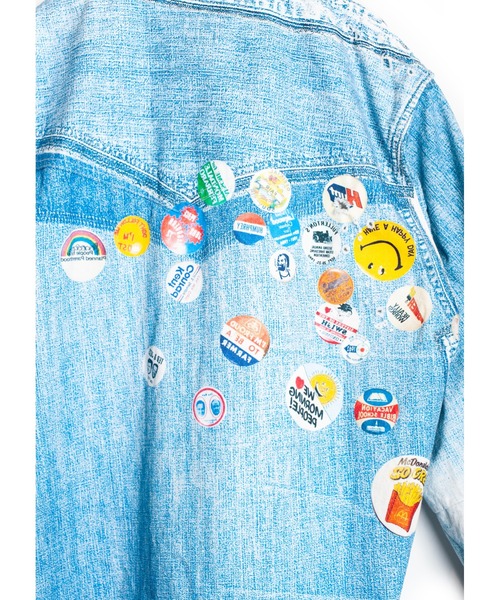 SEVESKIG（セヴシグ）の「SEVESKIG/セブシグ/転写 LS SHIRTS_SH-SV-NRS-1001（シャツ/ブラウス・メンズ・ブラック/インディゴブルー・SMALL/MEDIUM/LARGE/X-LARGE）」の16枚目の写真