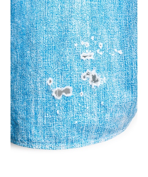 SEVESKIG（セヴシグ）の「SEVESKIG/セブシグ/転写 LS SHIRTS_SH-SV-NRS-1001（シャツ/ブラウス・メンズ・ブラック/インディゴブルー・SMALL/MEDIUM/LARGE/X-LARGE）」の17枚目の写真