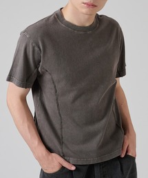 VINTAGELIKE PANEL DESIGN TEE/ヴィンテージライク切り替えデザインTEE