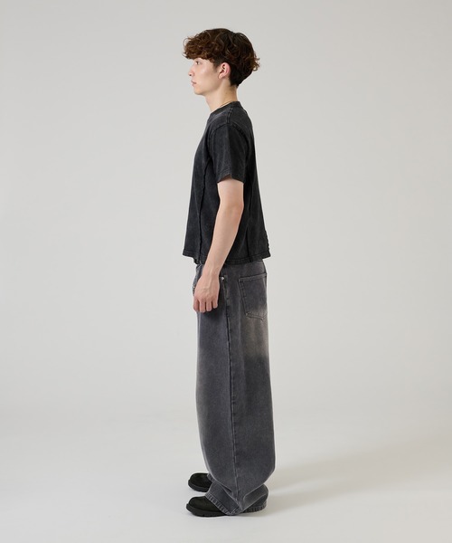 kutir(クティール)の「VINTAGELIKE PANEL DESIGN TEE/ヴィンテージライク切り替えデザインTEE(Tシャツ/カットソー・メンズ・ネイビー/グレー/ブラック・LARGE/MEDIUM)」の14枚目の写真