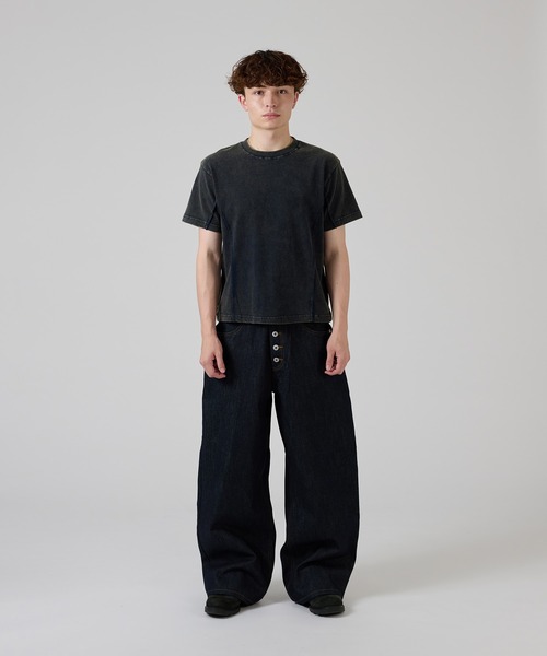 新品タグ付き　Diane Clier 黒 オールインワン 半袖フリーサイズ lbjt12586.jpg