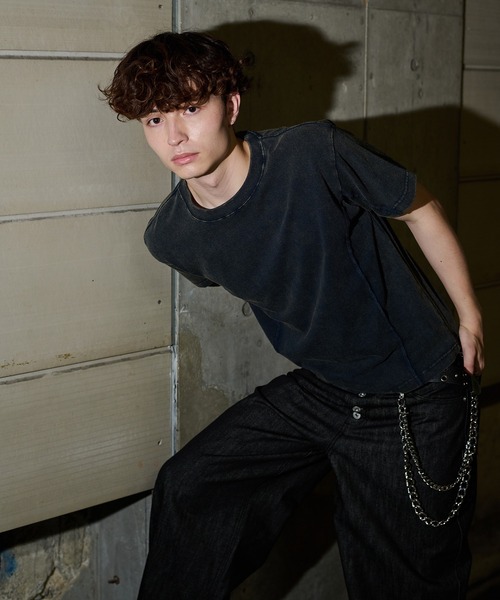 kutir(クティール)の「VINTAGELIKE PANEL DESIGN TEE/ヴィンテージライク切り替えデザインTEE(Tシャツ/カットソー・メンズ・ネイビー/グレー/ブラック・LARGE/MEDIUM)」の19枚目の写真