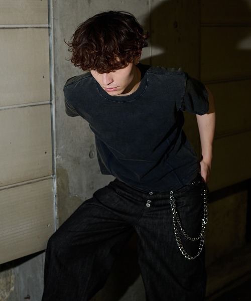 kutir(クティール)の「VINTAGELIKE PANEL DESIGN TEE/ヴィンテージライク切り替えデザインTEE(Tシャツ/カットソー・メンズ・ネイビー/グレー/ブラック・LARGE/MEDIUM)」の20枚目の写真
