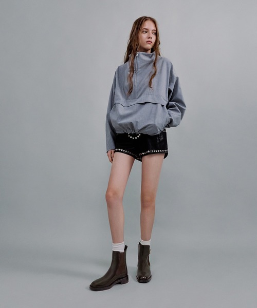 CHARLES & KEITH(チャールズ & キース)の「Lando ランド メタリックアクセントチェルシーブーツ(ブーツ・レディース・ブラック系その他7/ダークブラウン・24.5cm/23.5cm/23cm/22.5cm/26.5cm/25.5cm/25cm)」の3枚目の写真