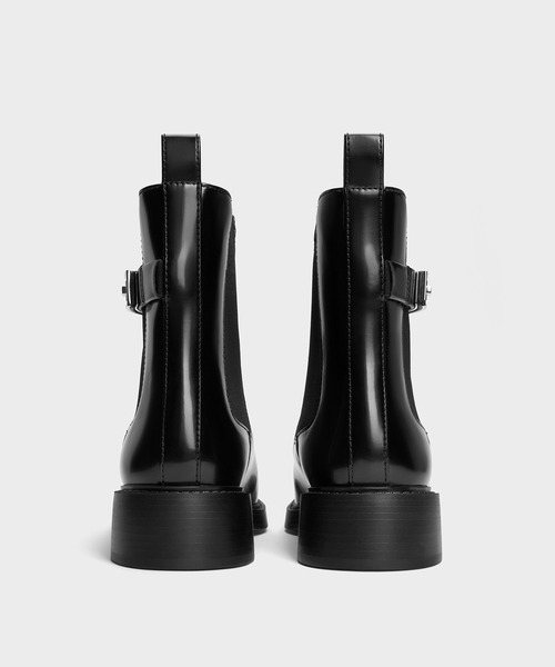 CHARLES & KEITH(チャールズ & キース)の「Lando ランド メタリックアクセントチェルシーブーツ(ブーツ・レディース・ブラック系その他7/ダークブラウン・24.5cm/23.5cm/23cm/22.5cm/26.5cm/25.5cm/25cm)」の12枚目の写真