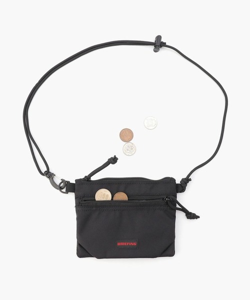 BRIEFING（ブリーフィング）の「BRIEFING/ブリーフィング W ZIP PURSE BLLST ブロンドロゴ ショルダーバッグ ミニポーチ（ショルダーバッグ・メンズ・ブラック・FREE）」の10枚目の写真