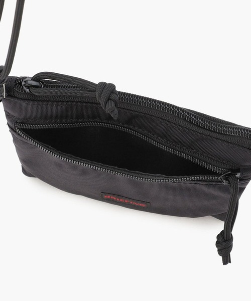 BRIEFING（ブリーフィング）の「BRIEFING/ブリーフィング W ZIP PURSE BLLST ブロンドロゴ ショルダーバッグ ミニポーチ（ショルダーバッグ・メンズ・ブラック・FREE）」の3枚目の写真