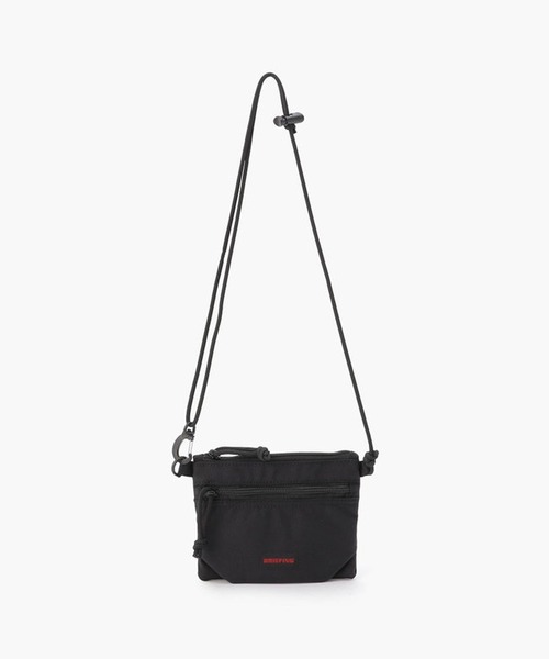 BRIEFING/ブリーフィング W ZIP PURSE BLLST ブロンドロゴ ショルダー
