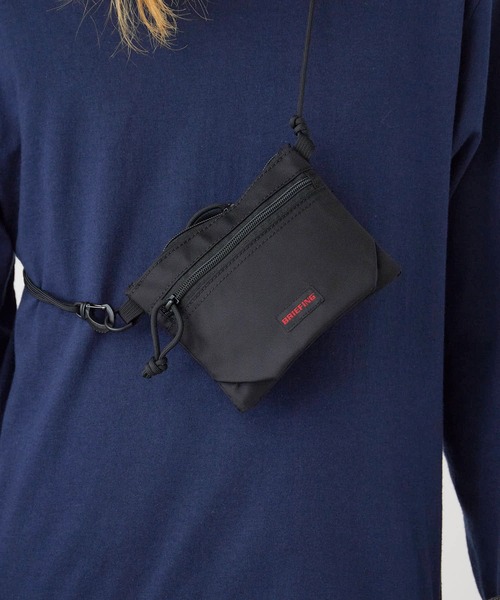 BRIEFING（ブリーフィング）の「BRIEFING/ブリーフィング W ZIP PURSE BLLST ブロンドロゴ ショルダーバッグ ミニポーチ（ショルダーバッグ・メンズ・ブラック・FREE）」の21枚目の写真