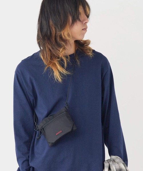 その他 BRIEFING BRIEFING/ブリーフィング W ZIP PURSE BLLST ブロンドロゴ ショルダー