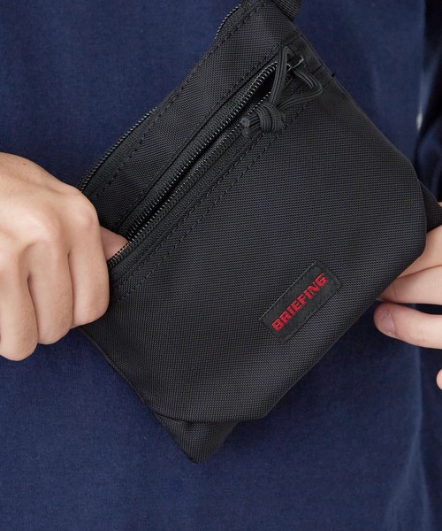 BRIEFING（ブリーフィング）の「BRIEFING/ブリーフィング W ZIP PURSE BLLST ブロンドロゴ ショルダーバッグ ミニポーチ（ショルダーバッグ・メンズ・ブラック・FREE）」の18枚目の写真