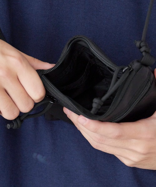 BRIEFING/ブリーフィング W ZIP PURSE BLLST ブロンドロゴ ショルダー