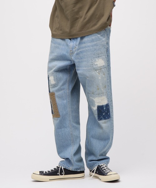 AVIREX（アヴィレックス）の「《RESTORE COLLECTION》DENIM PANTS "REPAIR CUSTOM" / デニムパンツ リペアカスタム / AVIREX / アヴィレックス（デニムパンツ・メンズ・インディゴブルー/ライトインディゴブルー・MEDIUM/XX-LARGE/X-LARGE/LARGE）」の13枚目の写真