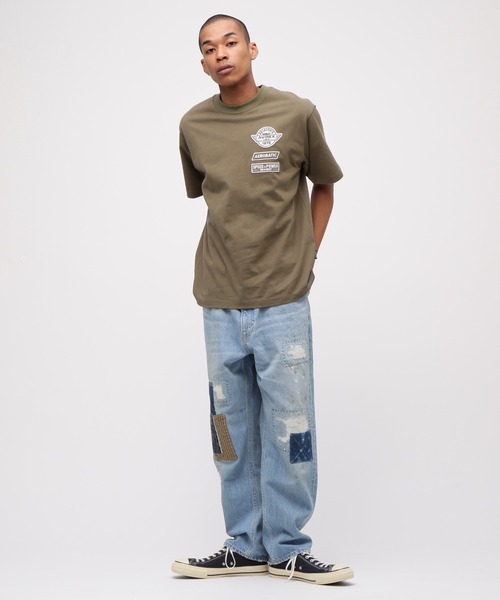 AVIREX（アヴィレックス）の「《RESTORE COLLECTION》DENIM PANTS "REPAIR CUSTOM" / デニムパンツ リペアカスタム / AVIREX / アヴィレックス（デニムパンツ・メンズ・インディゴブルー/ライトインディゴブルー・MEDIUM/XX-LARGE/X-LARGE/LARGE）」の5枚目の写真