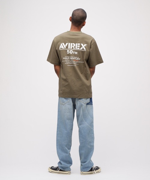 AVIREX（アヴィレックス）の「《RESTORE COLLECTION》DENIM PANTS "REPAIR CUSTOM" / デニムパンツ リペアカスタム / AVIREX / アヴィレックス（デニムパンツ・メンズ・インディゴブルー/ライトインディゴブルー・MEDIUM/XX-LARGE/X-LARGE/LARGE）」の6枚目の写真