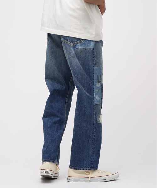 AVIREX（アヴィレックス）の「《RESTORE COLLECTION》DENIM PANTS "REPAIR CUSTOM" / デニムパンツ リペアカスタム / AVIREX / アヴィレックス（デニムパンツ・メンズ・インディゴブルー/ライトインディゴブルー・MEDIUM/XX-LARGE/X-LARGE/LARGE）」の22枚目の写真
