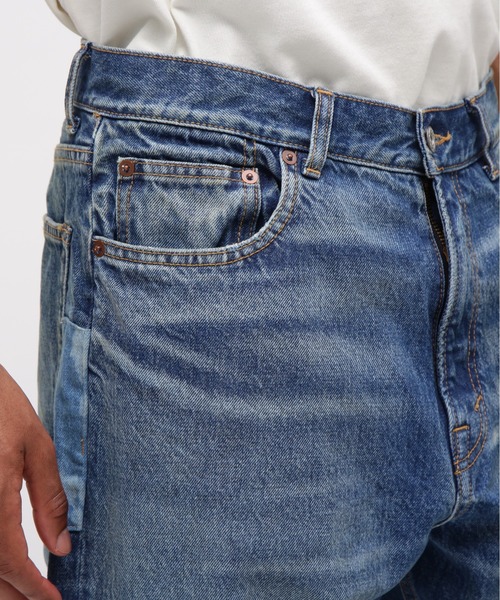 AVIREX（アヴィレックス）の「《RESTORE COLLECTION》DENIM PANTS "REPAIR CUSTOM" / デニムパンツ リペアカスタム / AVIREX / アヴィレックス（デニムパンツ・メンズ・インディゴブルー/ライトインディゴブルー・MEDIUM/XX-LARGE/X-LARGE/LARGE）」の17枚目の写真