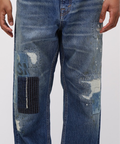 AVIREX（アヴィレックス）の「《RESTORE COLLECTION》DENIM PANTS "REPAIR CUSTOM" / デニムパンツ リペアカスタム / AVIREX / アヴィレックス（デニムパンツ・メンズ・インディゴブルー/ライトインディゴブルー・MEDIUM/XX-LARGE/X-LARGE/LARGE）」の19枚目の写真