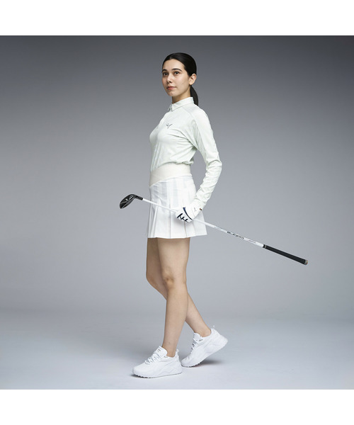 PUMA(プーマ)の「PUMA プーマ ウィメンズ ゴルフ FOG プリーツ スカート(スカート・レディース・ブラック/オフホワイト・LARGE/MEDIUM/X-LARGE/SMALL)」の4枚目の写真