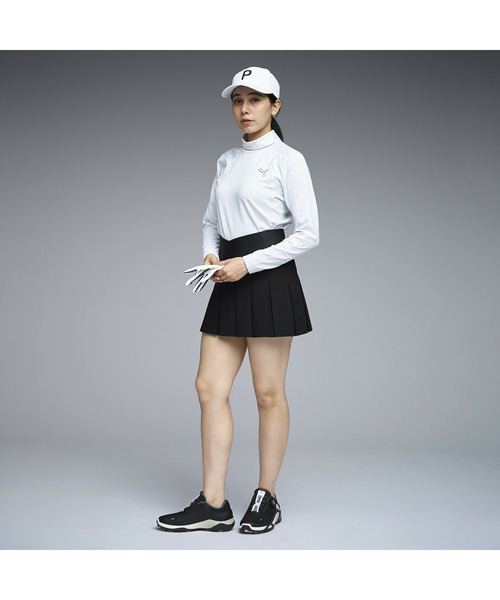 PUMA(プーマ)の「PUMA プーマ ウィメンズ ゴルフ FOG プリーツ スカート(スカート・レディース・ブラック/オフホワイト・LARGE/MEDIUM/X-LARGE/SMALL)」の8枚目の写真