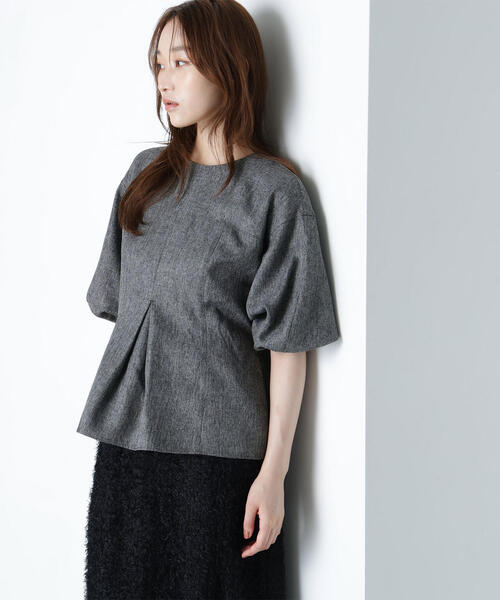 【新品】NATURAL BEAUTY BASIC ペプラム シャツ ◇ペプラムフォルムブラウス（シャツ/ブラウス）｜NATURAL