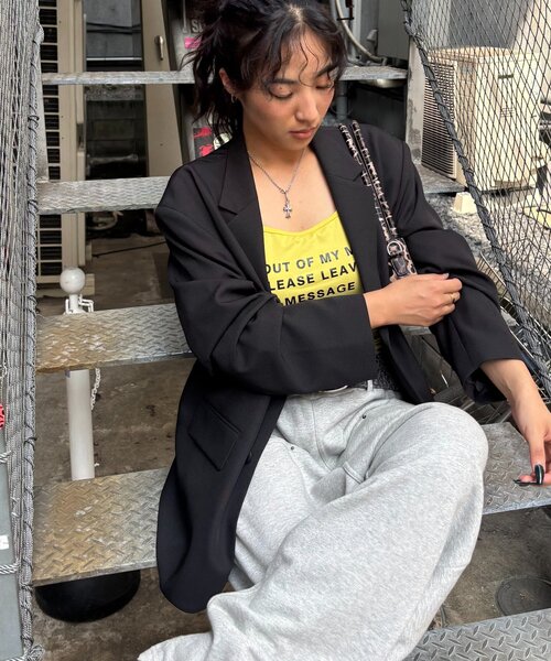 WHO'S WHO gallery（フーズフーギャラリー）の「シングルテーラードジャケット（テーラードジャケット・レディース・ブラウン/ブラック・MEDIUM/LARGE）」の16枚目の写真