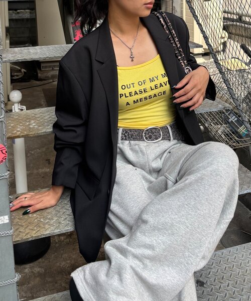 WHO'S WHO gallery（フーズフーギャラリー）の「シングルテーラードジャケット（テーラードジャケット・レディース・ブラウン/ブラック・MEDIUM/LARGE）」の17枚目の写真