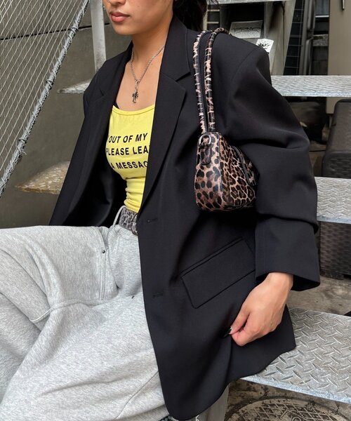 WHO'S WHO gallery（フーズフーギャラリー）の「シングルテーラードジャケット（テーラードジャケット・レディース・ブラウン/ブラック・MEDIUM/LARGE）」の18枚目の写真