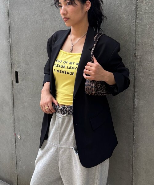 WHO'S WHO gallery（フーズフーギャラリー）の「シングルテーラードジャケット（テーラードジャケット・レディース・ブラウン/ブラック・MEDIUM/LARGE）」の19枚目の写真