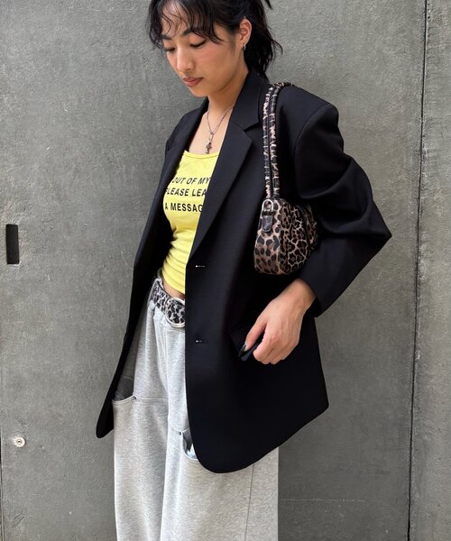 WHO'S WHO gallery（フーズフーギャラリー）の「シングルテーラードジャケット（テーラードジャケット・レディース・ブラウン/ブラック・MEDIUM/LARGE）」の21枚目の写真