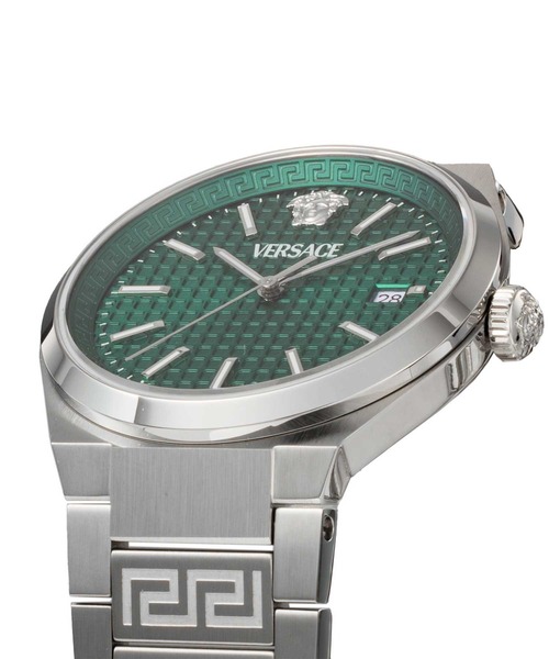 VERSACE(ヴェルサーチ)の「VERSACE/ヴェルサーチェ V-AURIA 腕時計 VS1-VE0F00125 メンズ(アナログ腕時計・メンズ・グリーン・FREE)」の2枚目の写真