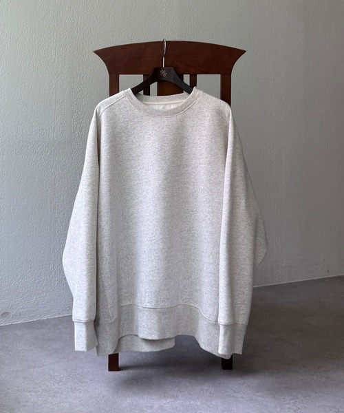 PUAL CE CIN（ピュアルセシン）の「裏起毛チュニックプルオーバー（スウェット・レディース・オートミール/ピンク/レッド/グレー/ブラック・FREE）」の7枚目の写真