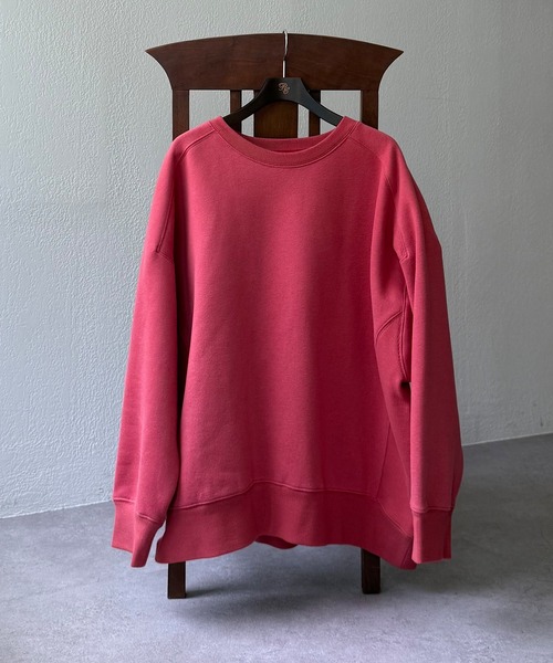 PUAL CE CIN（ピュアルセシン）の「裏起毛チュニックプルオーバー（スウェット・レディース・オートミール/ピンク/レッド/グレー/ブラック・FREE）」の10枚目の写真