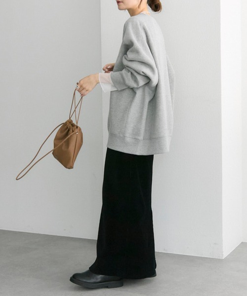 PUAL CE CIN（ピュアルセシン）の「裏起毛チュニックプルオーバー（スウェット・レディース・オートミール/ピンク/レッド/グレー/ブラック・FREE）」の19枚目の写真