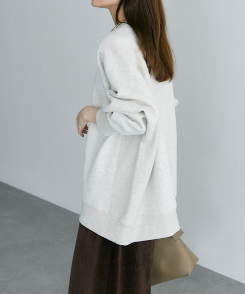 PUAL CE CIN（ピュアルセシン）の「裏起毛チュニックプルオーバー（スウェット・レディース・オートミール/ピンク/レッド/グレー/ブラック・FREE）」の13枚目の写真