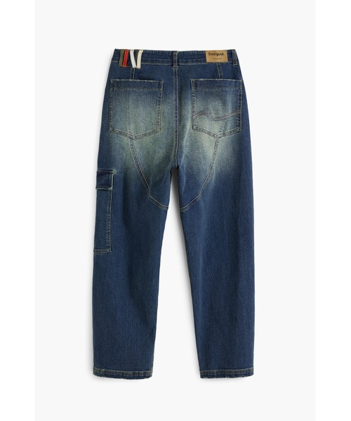 Desigual(デシグアル)の「ポケット付きバギージーンズ(デニムパンツ・レディース・ブルー・36/38/44/34/40/42)」の2枚目の写真